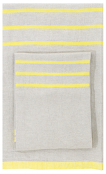 Ręcznik Lapuan Kankurit USVA linen-yellow 70x130 cm