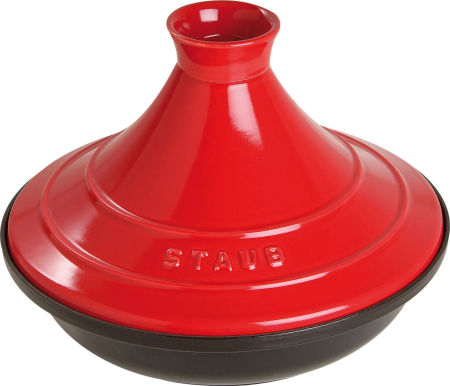 Naczynie do Tagine Staub 28 cm czerwono-czarny