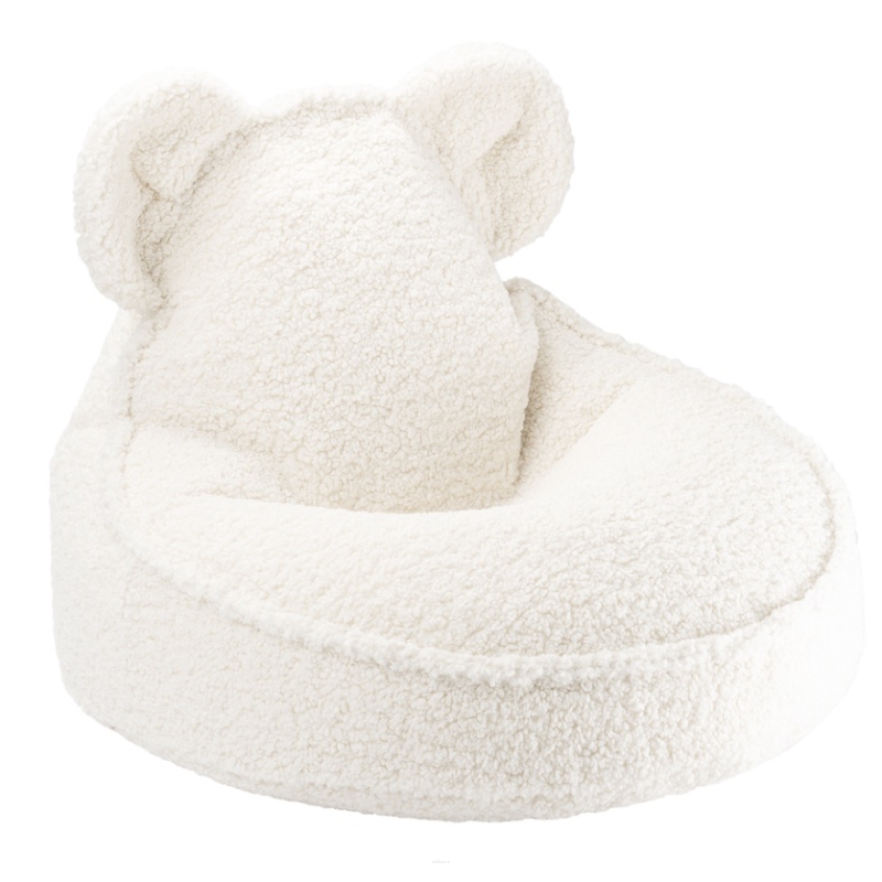 Pufa dziecięca Wigiwama Bear Teddy Cream White