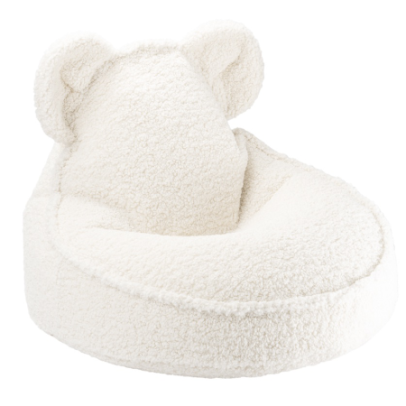 Pufa dziecięca Wigiwama Bear Teddy Cream White