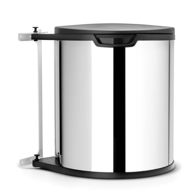 Kosz szafkowy Brabantia Built-In 15l Brilliant Steel