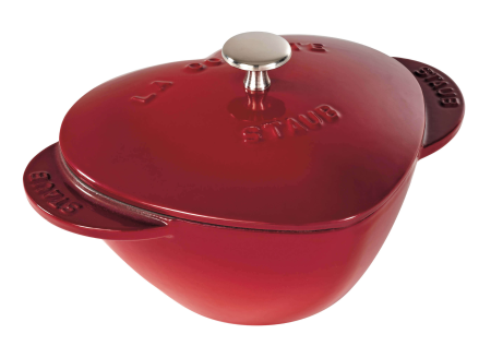 Garnek żeliwny serce Staub - Czerwony, 1.75 ltr