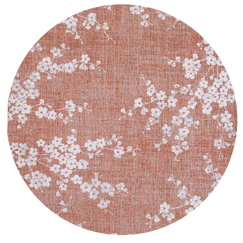 Okrągły dywan Louis de Poortere Sakura copper pink