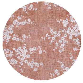 Okrągły dywan Louis de Poortere Sakura copper pink