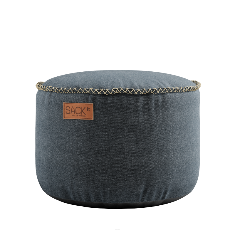 Pufa SACKit Canvas Pouf petrol