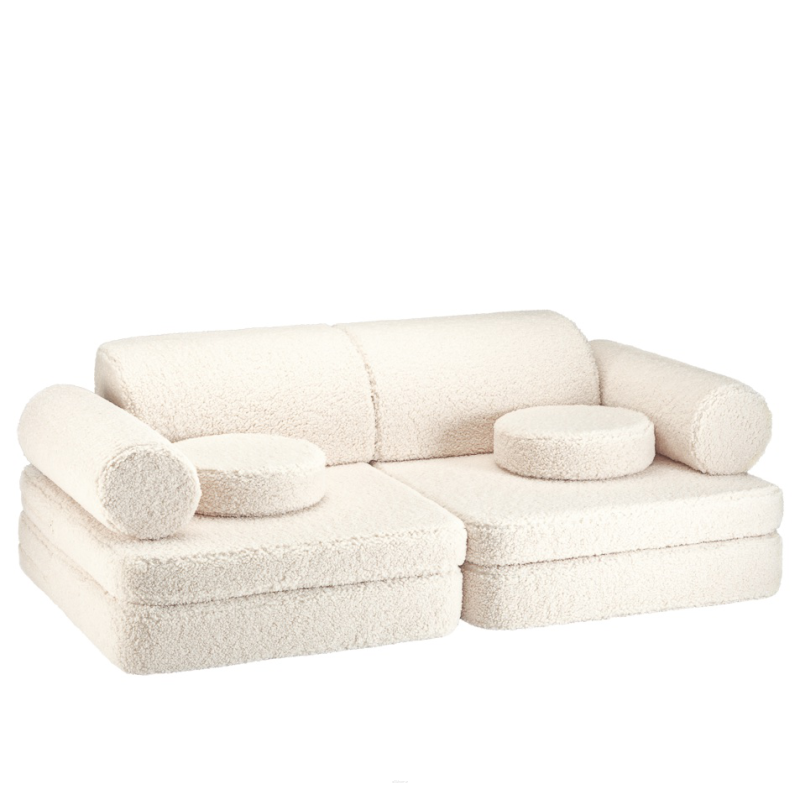 Sofa dziecięca Wigiwama Settee Cream White