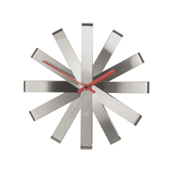 Zegar ścienny Umbra Ribbon Wall Clock Stainless-Steel
