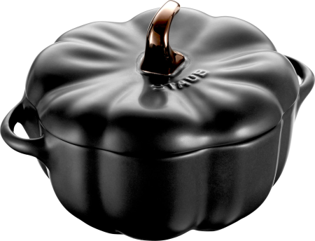 Mini Cocotte okrągły dynia Staub - 500 ml, Czarny