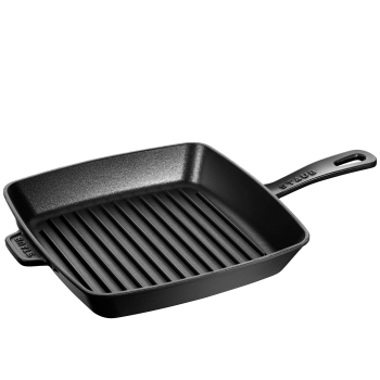 Żeliwna patelnia grillowa Staub 30 cm black