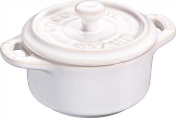 Staub Mini Cocotte Okrągły - 200 ml, Kość słoniowa