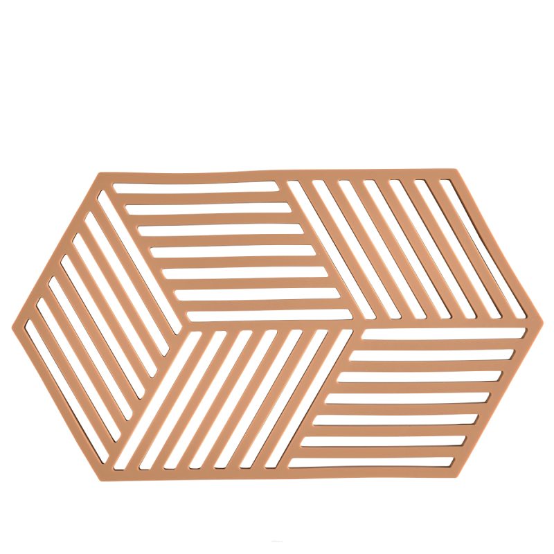 Podkładka pod naczynia Zone Denmark Hexagon Terracotta 24x14 cm