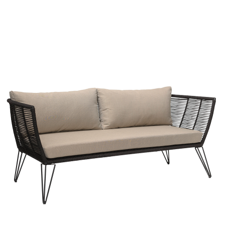 Sofa ogrodowa Bloomingville Mundo Black