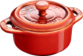 Staub Mini Cocotte Okrągły - 200 ml, Kasztanowy