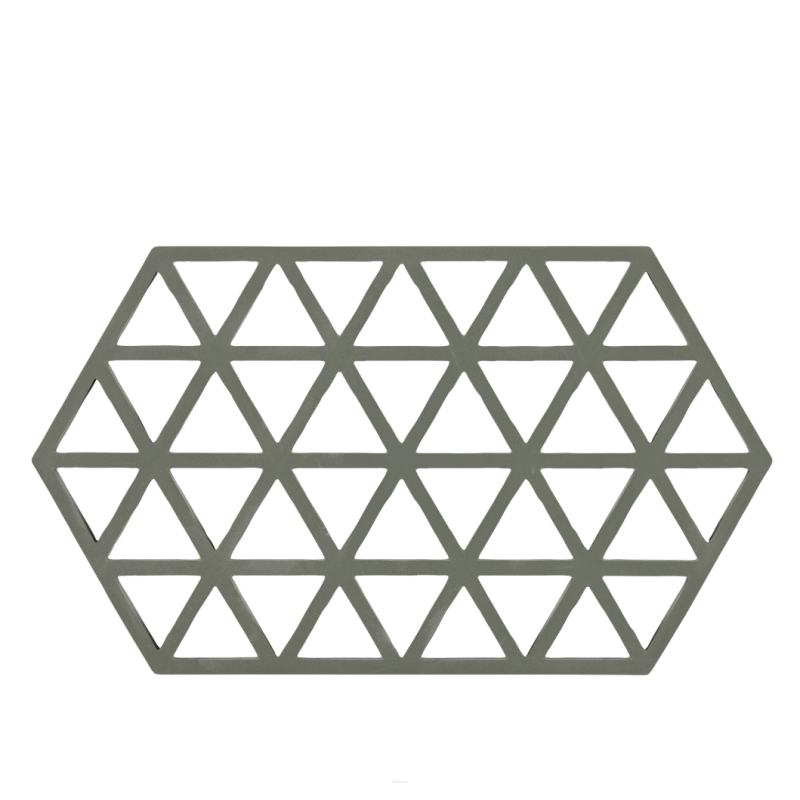 Podkładka pod naczynia Zone Denmark Triangles Olive Green 24x14 cm