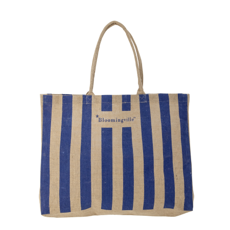 Torba Bloomingville Bergamo Blue Jute