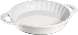 Okrągły półmisek ceramiczny do ciast Staub - 1.2 ltr, Biały