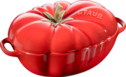 Mini Cocotte ceramiczny owalny pomidor Staub - 500 ml, Czerwony