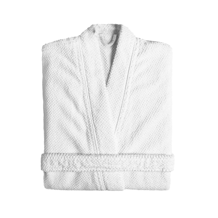 Szlafrok kimono Graccioza Bee Waffle White XL