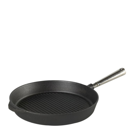 Patelnia żeliwna grillowa okrągła Skeppshult stal 28 cm