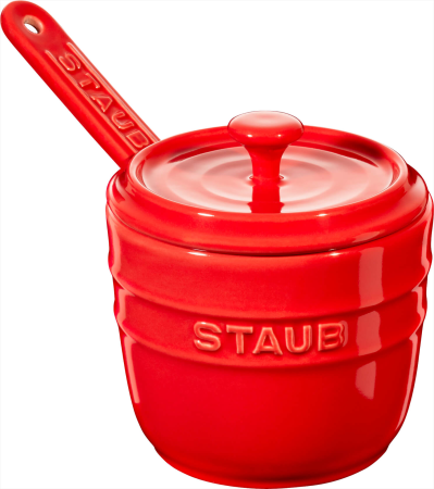 Pojemnik na sól z łyżeczką Staub - 250 ml, Czerwony