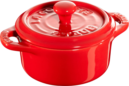 Staub Mini Cocotte Okrągły - 200 ml, Czerwony