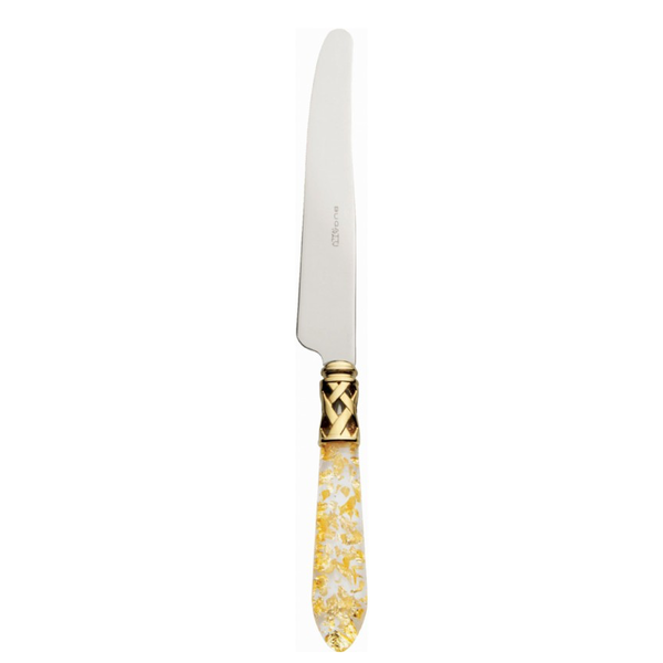Nóż obiadowy Casa Bugatti Aladdin Gold/Gold 