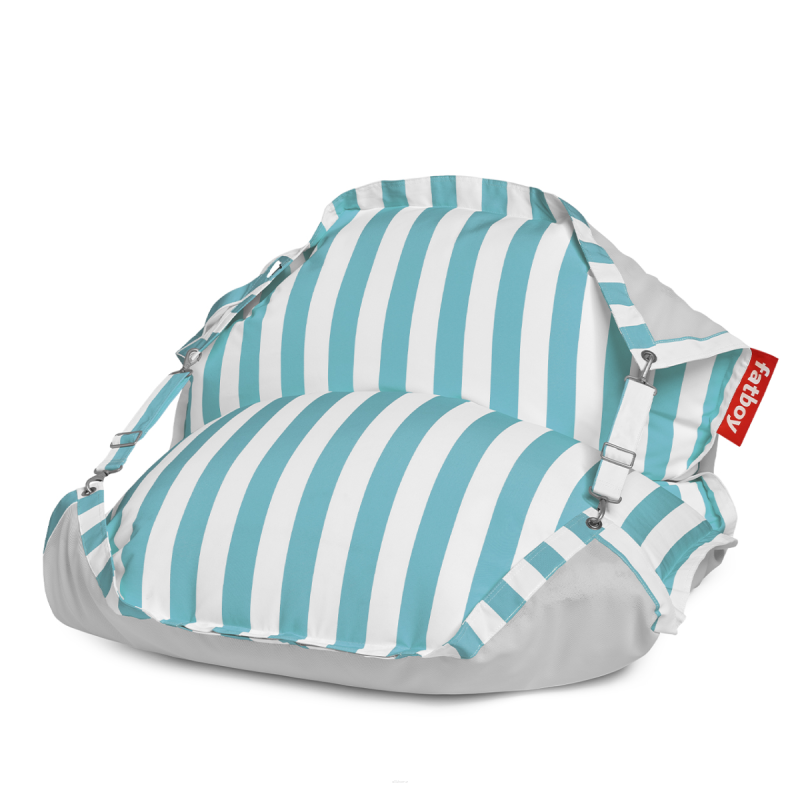 Pufa pływająca Fatboy Floatzac Stripe Stripe Azur 180x134 cm