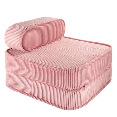 Rozkładany fotel dziecięcy Wigiwama Flip Chair Pink Mousse