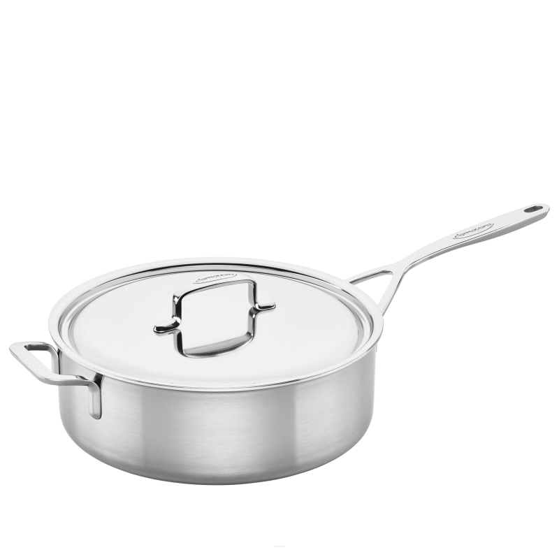 Patelnia sauté z 2 uchwytami i pokrywką Demeyere 5 Plus 28 cm