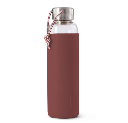 Butelka szklana na wodę Black+Blum 600ml burgundy