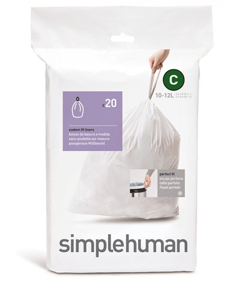 Worki na śmieci Simplehuman C 10-12l 20 sztuk