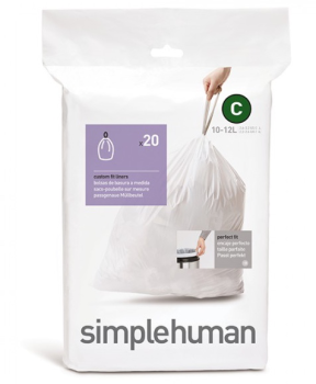 Worki na śmieci Simplehuman C 10-12l 20 sztuk