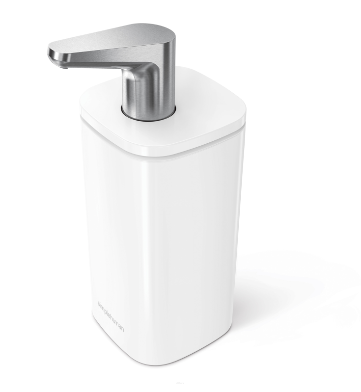 Dozownik do mydła z pompką Simplehuman 295 ml biały