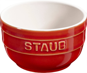 Staub Mini Ramekin Okrągły, 2 szt. - 200 ml, Kasztanowy