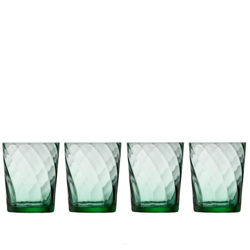 Szklanki do wody Lyngby Glass Vienna Green 300 ml - 4 szt.