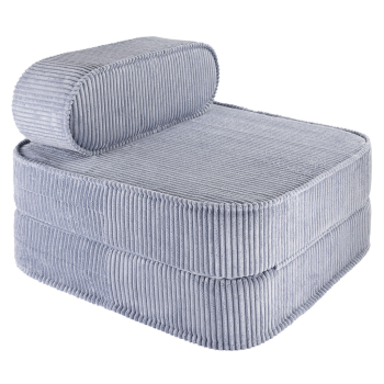 Rozkładany fotel dziecięcy Wigiwama Flip Chair Blueberry Blue