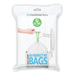 Worki na śmieci Brabantia PerfectFit Bags rozmiar G 23-30l 40 szt