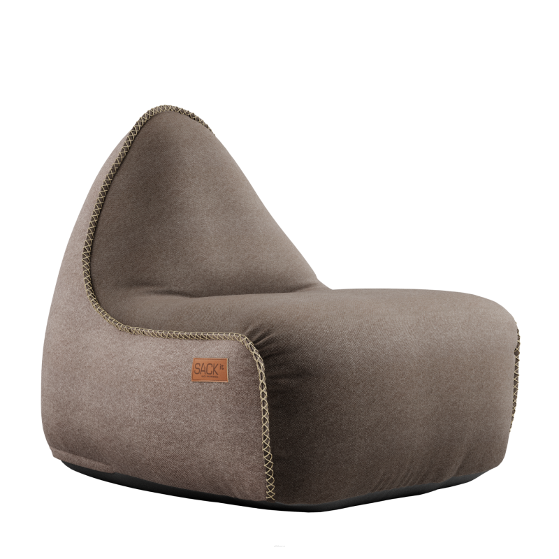 Pufa SACKit Canvas Lounge Chair combi brown/sand