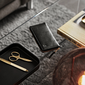 Zestaw do manicure Zwilling Twinox Gold czarne skórzane etui 5 elementów - 10