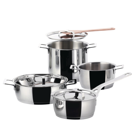 Zestaw garnków Alessi Pots&Pans 7 elementów