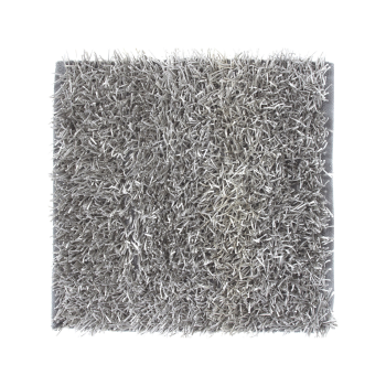 Dywanik łazienkowy Aquanova Kemen silver grey 60x60 cm