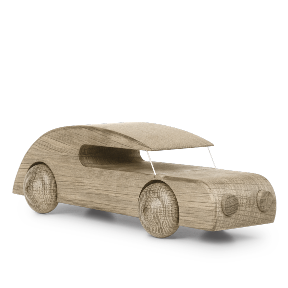 Figurka drewniana Kay Bojesen Automobil Sedan L
