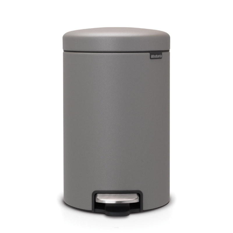 Kosz łazienkowy Brabantia NewIcon 12l Mineral Concrete Grey