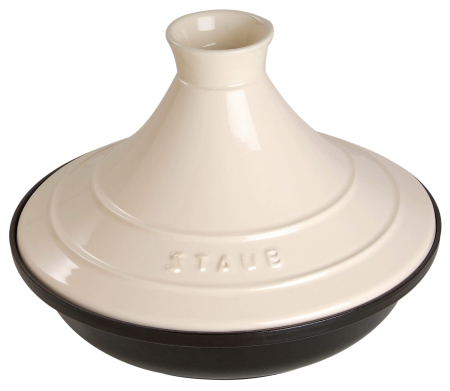 Naczynie do Tagine Staub beżowo-czarny 28 cm