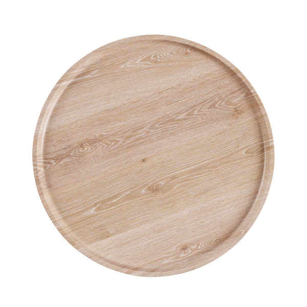 Taca do puf SACKit Serving Tray white stained oak	