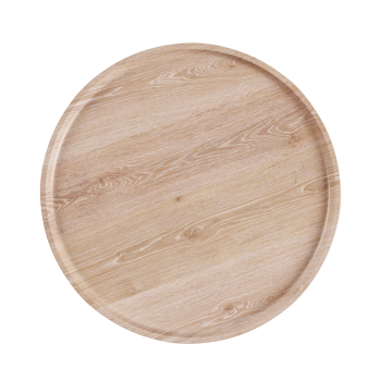 Taca do puf SACKit Serving Tray white stained oak	