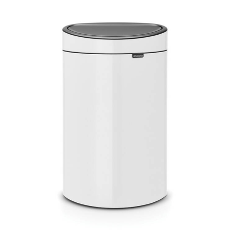 Kosz Brabantia Touch Bin 40l biały