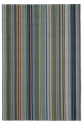 Dywan zewnętrzny Harlequin Spectro Stripes Emerald | Marine | Rust