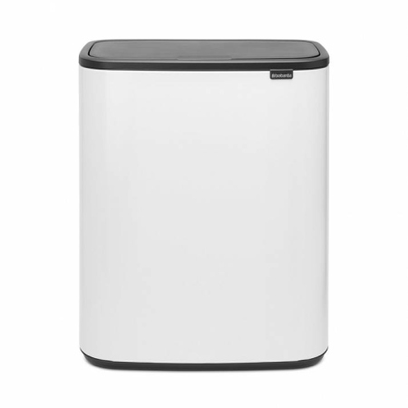 Kosz Brabantia Bo Touch Bin 2x30l biały