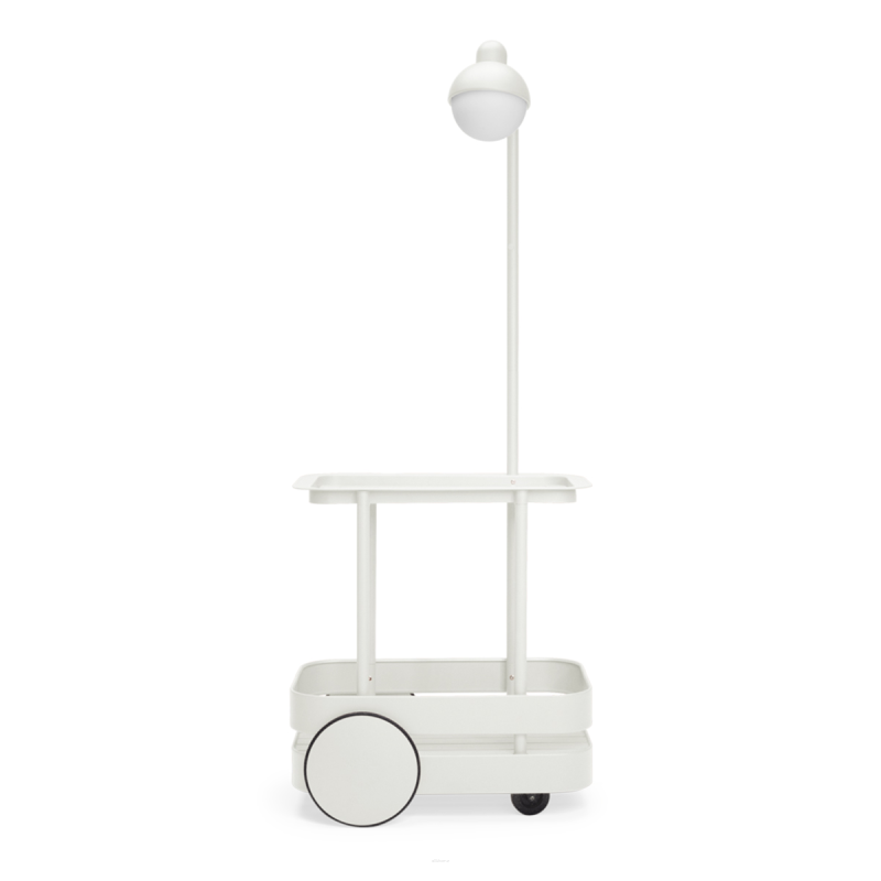 Stolik barowy Fatboy Jolly Trolley Light Grey